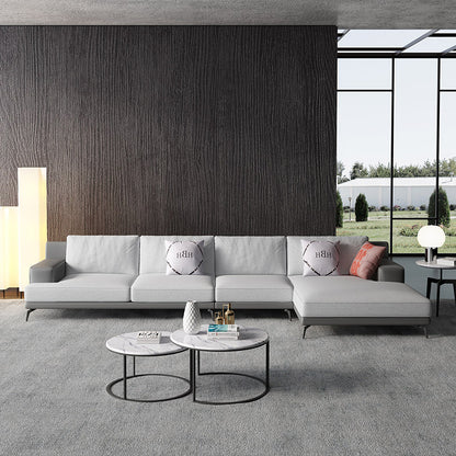 Mokdern 4-Seat L-Shaped Fabric Sofa