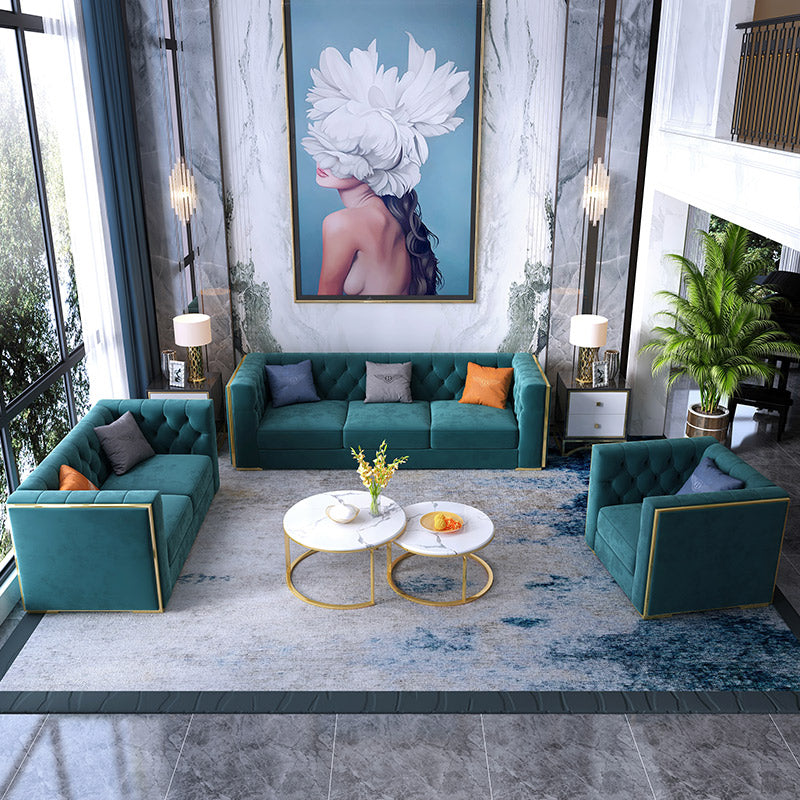 Mokdern Standard 3-Seat Living room arms Velvet sofa