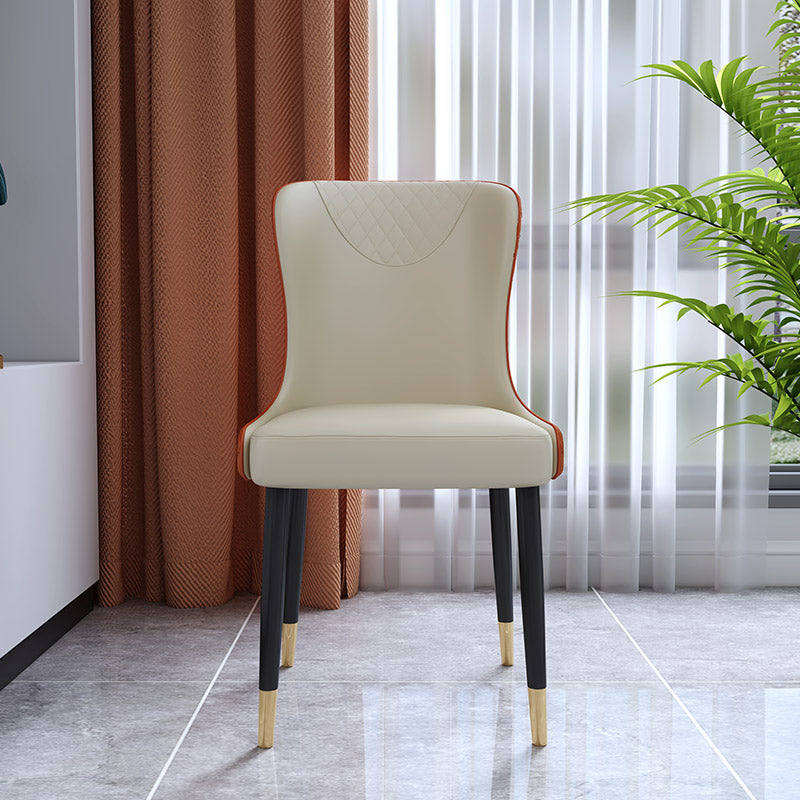 Mokdern Leather Dining Chair,Accent Chair