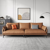 Mokdern standard 3-seat arms leather sofa