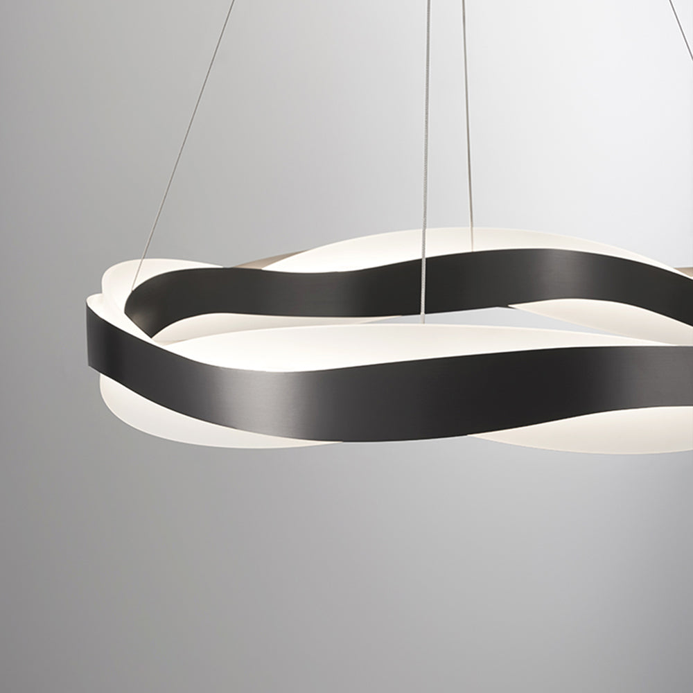 MOKDERN champagne wave LED Suspension Lamp