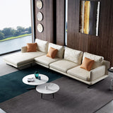 Mokdern modular standard 4-seat living room leather sofa