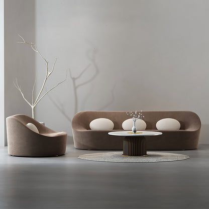 Mokdern fashion velvet fabric sofa,3-seat