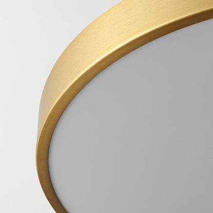 Mokdern round three-color LED ceiling lamp