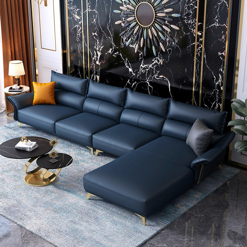 Mokdern L-shaped 4-Seat Fashion Leather sofa