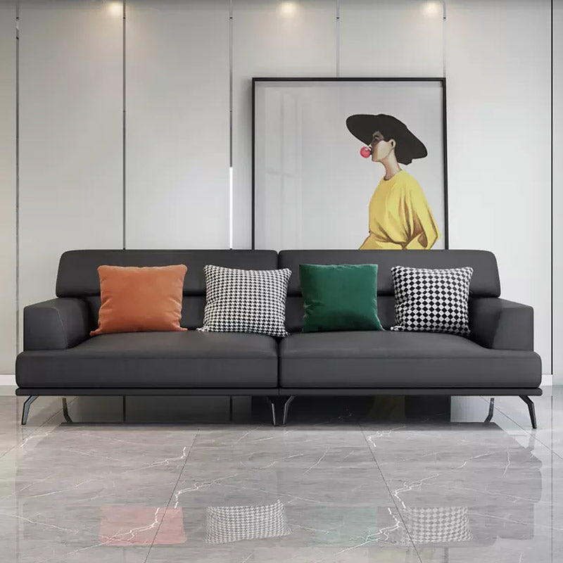 Mokdern 4-seat standard leather sofa,modern sofa