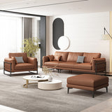 Mokdern 3-seat standard leather sofa,arms sofa