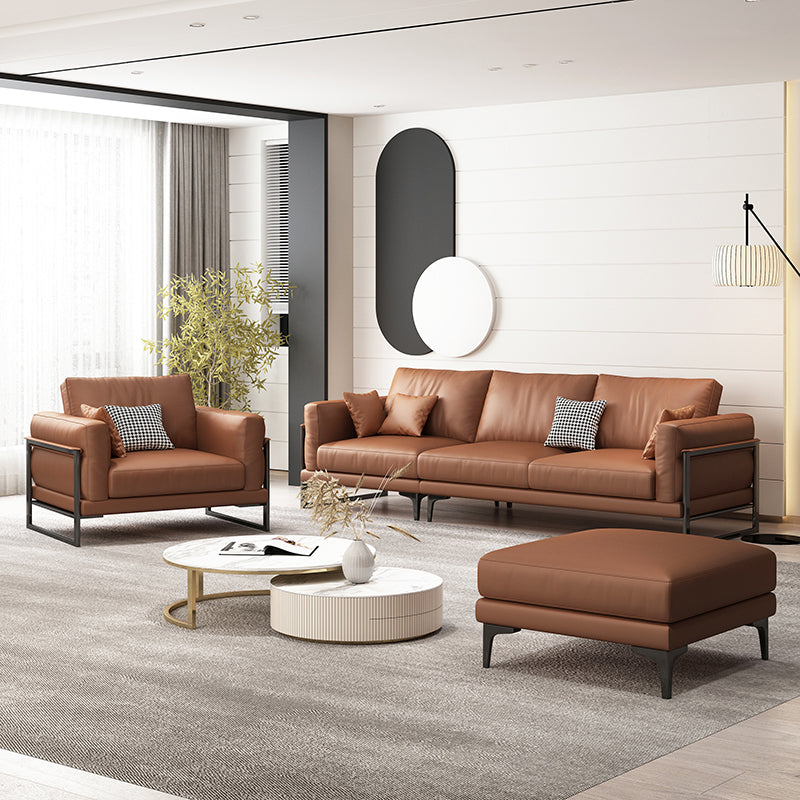 Mokdern 3-seat standard leather sofa,arms sofa