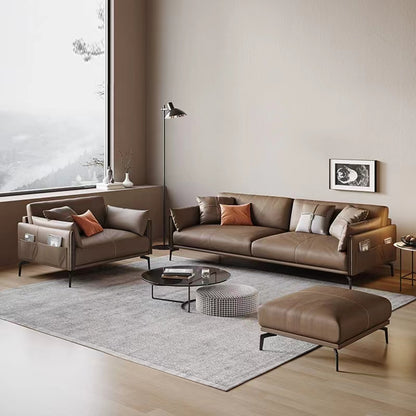 Mokdern standard 4-seat living room Leather sofa