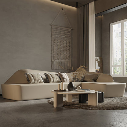 Mokdern L-Shaped 4-seat Fabric sofa