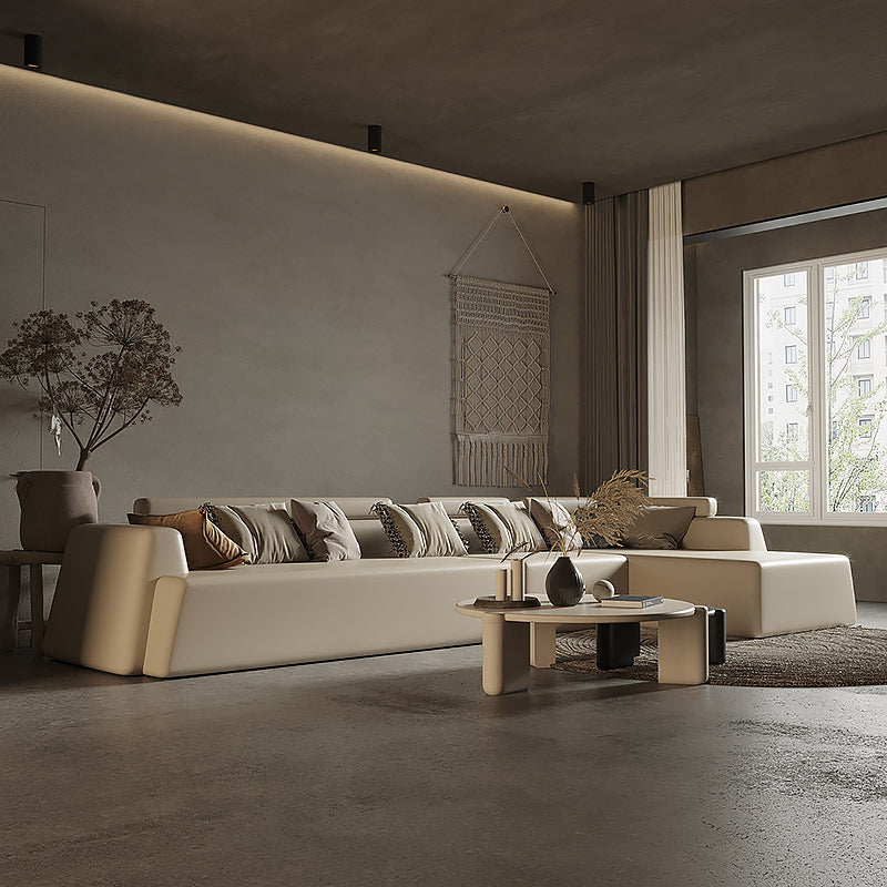 Mokdern L-Shaped velvet sofa,stitching velvet fabric sofa