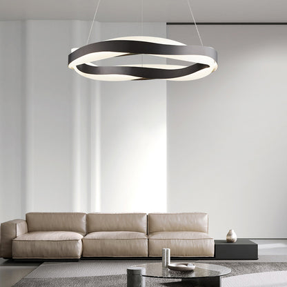 MOKDERN champagne wave LED Suspension Lamp