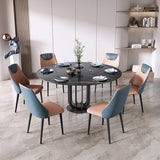 MOKDERN 59″ Marble Round Dining Table
