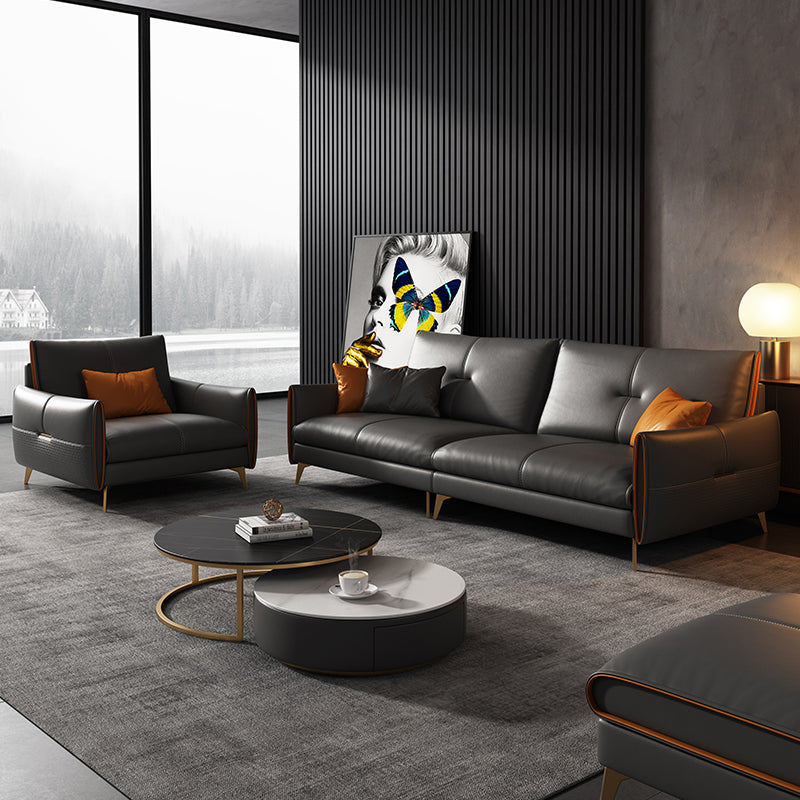 Mokdern Standard 4-Seat Living Room Leather sofa