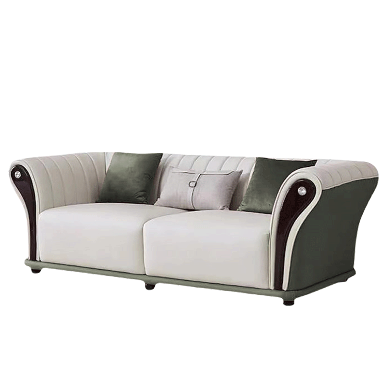 Mokdern 2-seat standard leather sofa,arms sofa