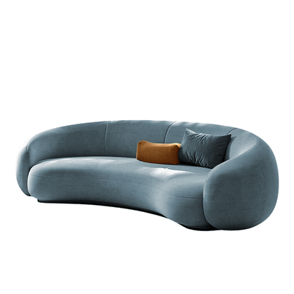 Mokdern curved 3-Seat Fabric sofa,velvet sofa