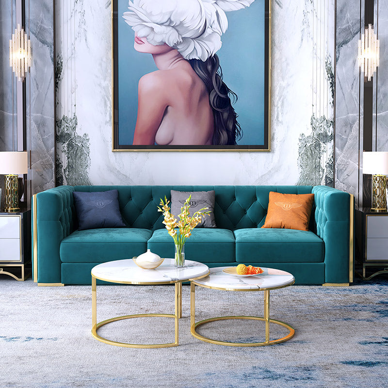 Mokdern Standard 3-Seat Living room arms Velvet sofa