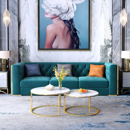 Mokdern Standard 3-Seat Living room arms Velvet sofa