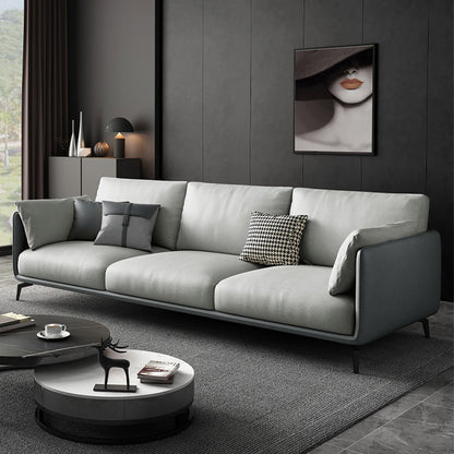 Mokdern 3-seat modular living room leather sofa