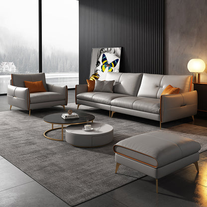Mokdern Standard 4-Seat Living Room Leather sofa