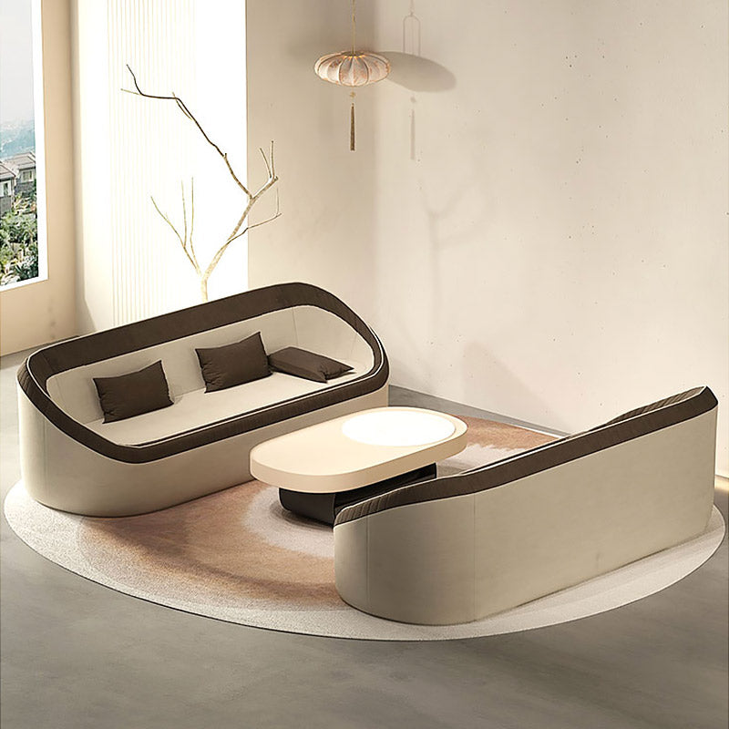 Mokdern shell type 3-seat sofa,velvet fabric sofa