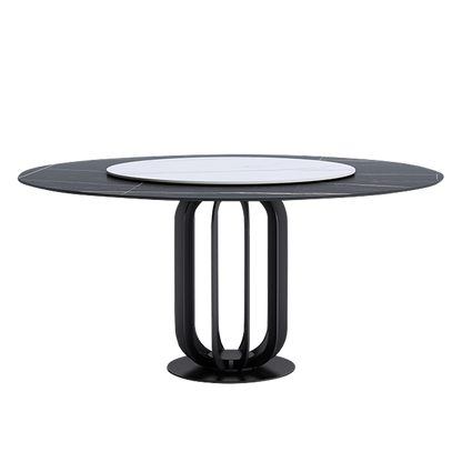 MOKDERN 59″ Marble Round Dining Table