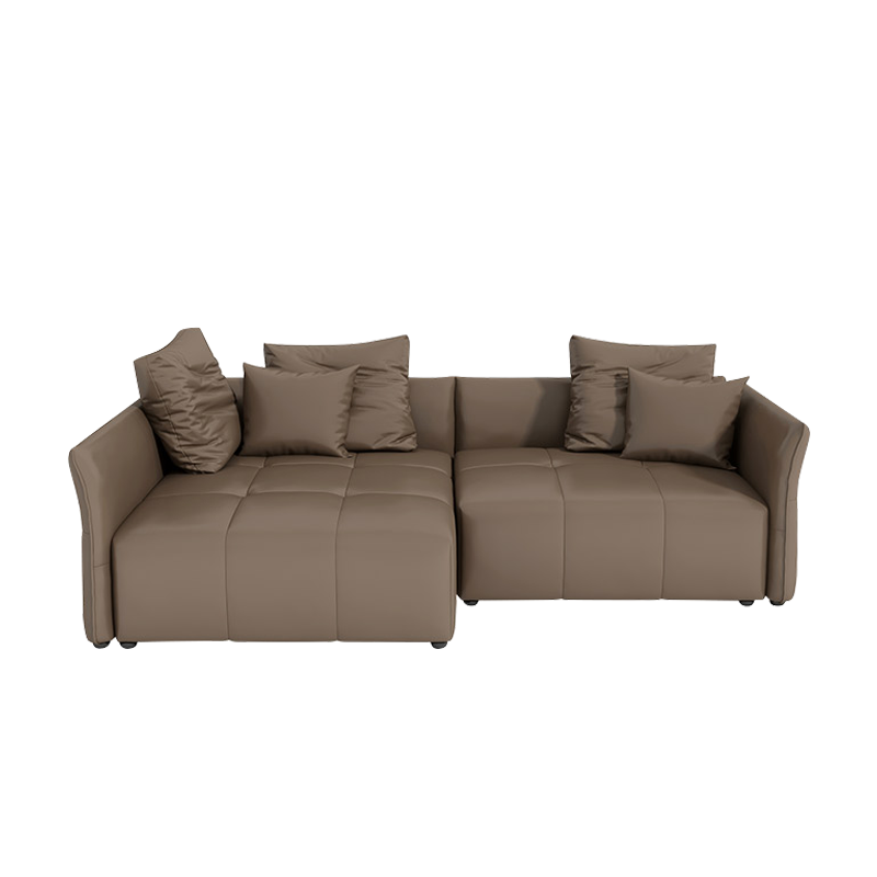 Mokdern 3-seat L-shaped sofa.leather sofa