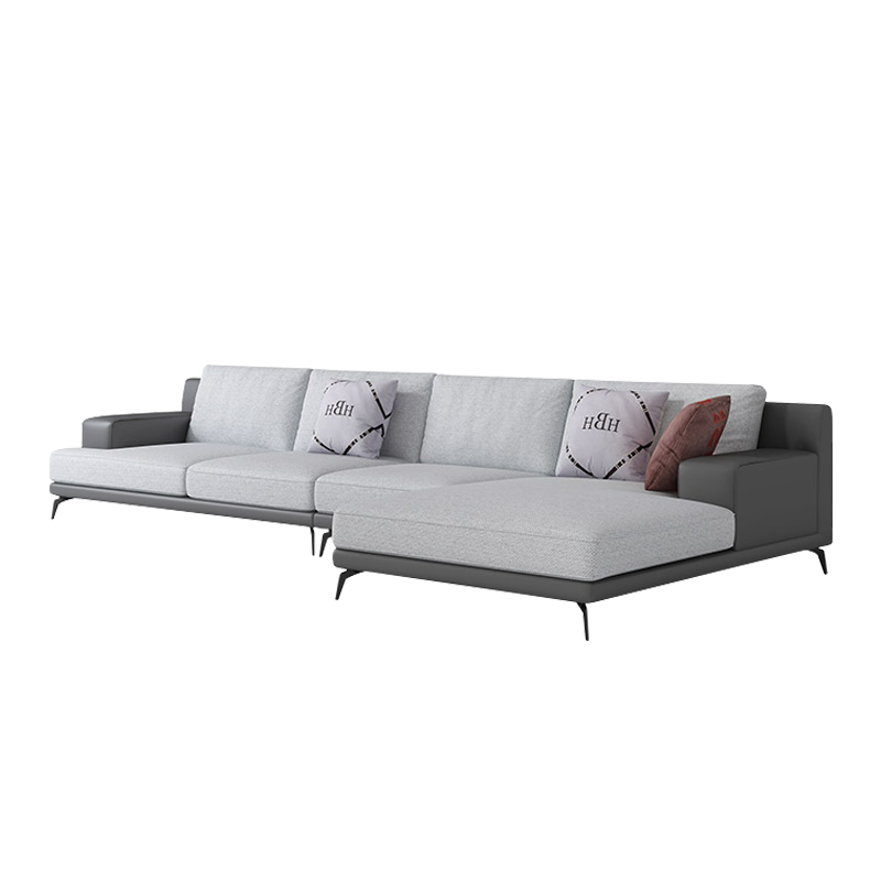 Mokdern 4-Seat L-Shaped Fabric Sofa