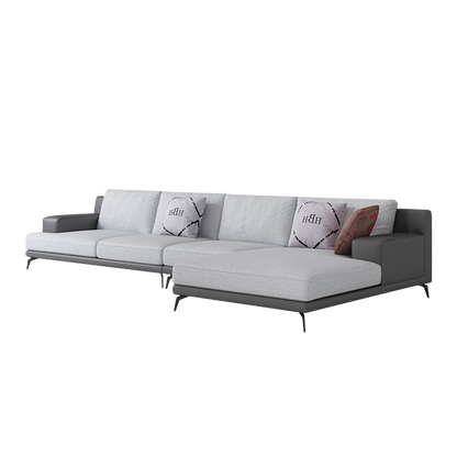 Mokdern 4-Seat L-Shaped Fabric Sofa