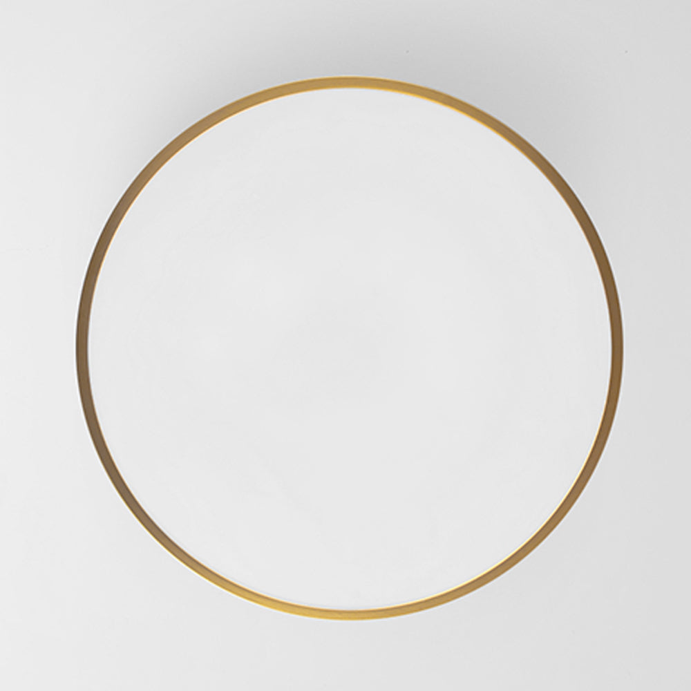 Mokdern round three-color LED ceiling lamp