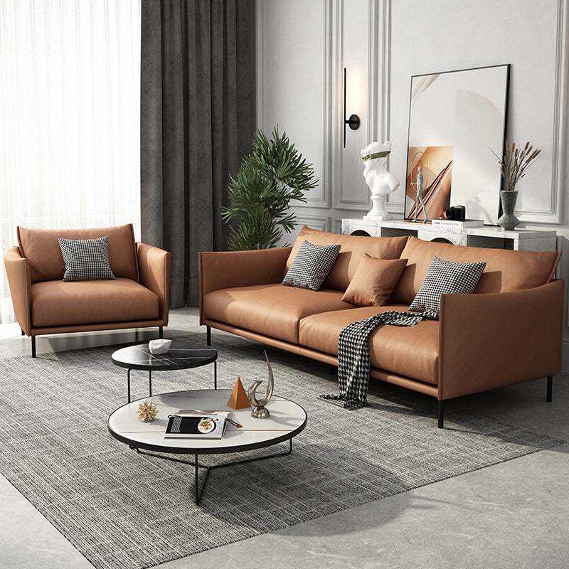 Mokdern 3-Seat living room leather sofa,sofa set