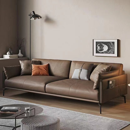 Mokdern standard 4-seat living room Leather sofa
