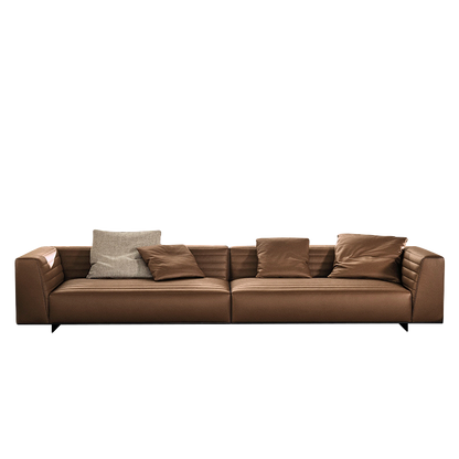 Mokdern standard 4-seat leather sofa