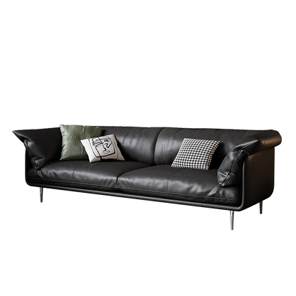 Mokdern 4-seat living room leather sofa