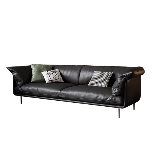 Mokdern 4-seat living room leather sofa