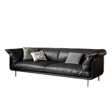 Mokdern 4-seat living room leather sofa