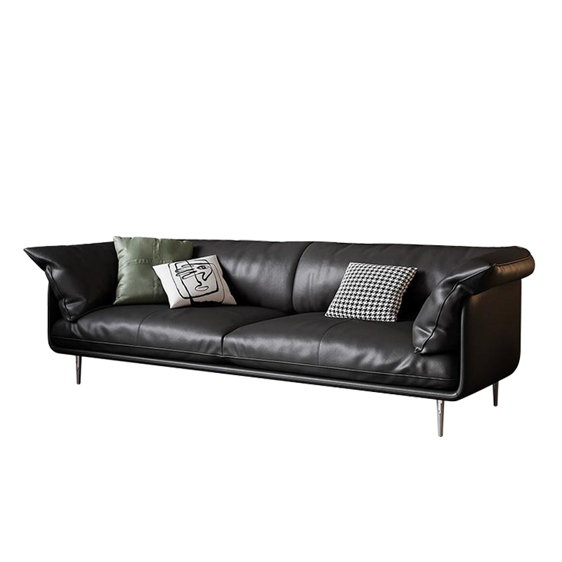 Mokdern 4-seat living room leather sofa