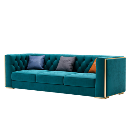 Mokdern Standard 3-Seat Living room arms Velvet sofa