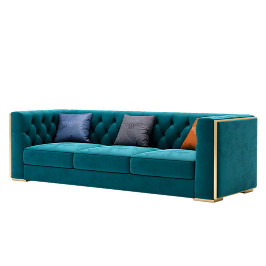 Mokdern Standard 3-Seat Living room arms Velvet sofa