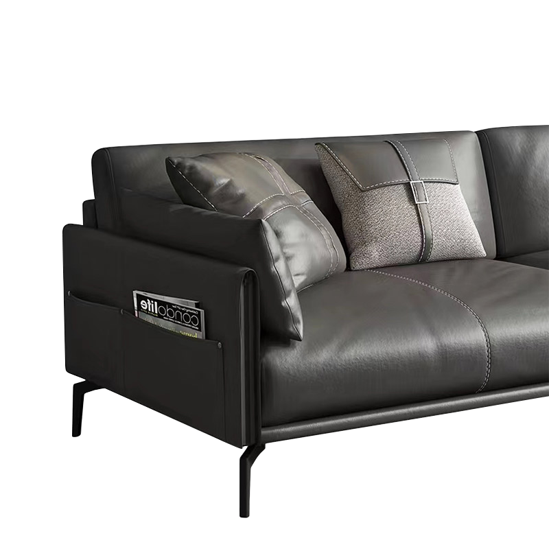 Mokdern standard 4-seat living room Leather sofa