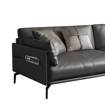 Mokdern standard 4-seat living room Leather sofa