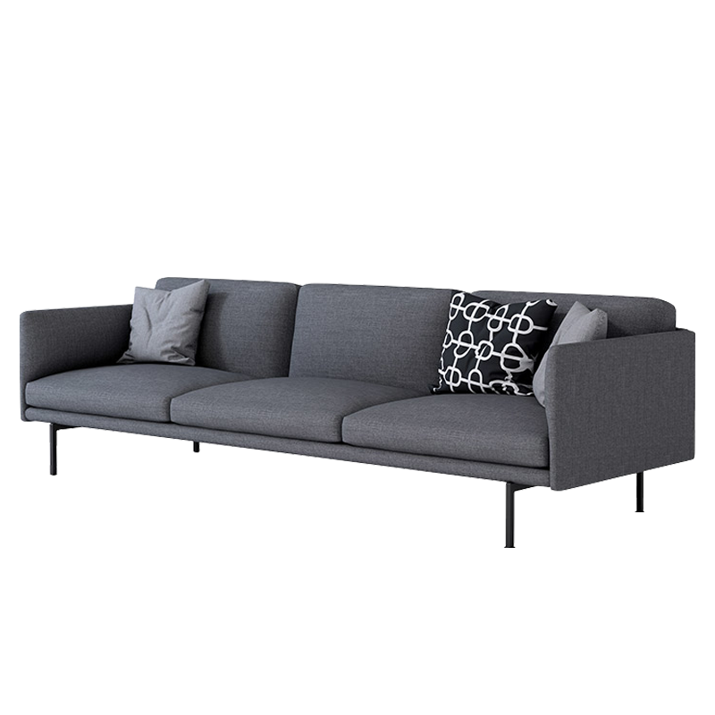 Mokdern modular standard 3-seat fabric sofa