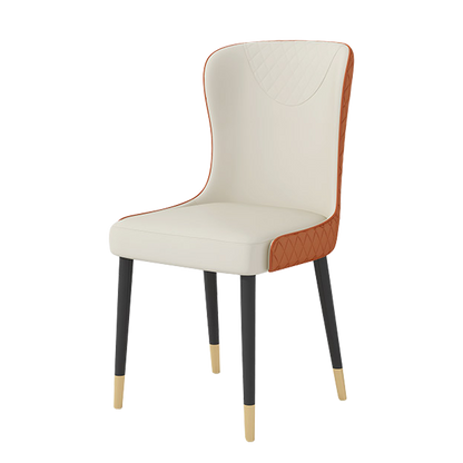 Mokdern Leather Dining Chair,Accent Chair