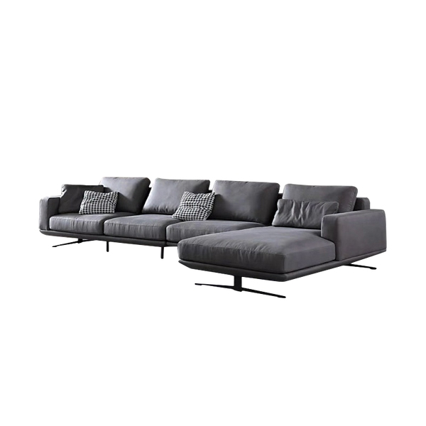 Mokdern L-Shaped 4-Seat living room fabric sofa