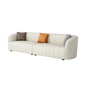 Mokdern curved arms sofa,living room leather sofa