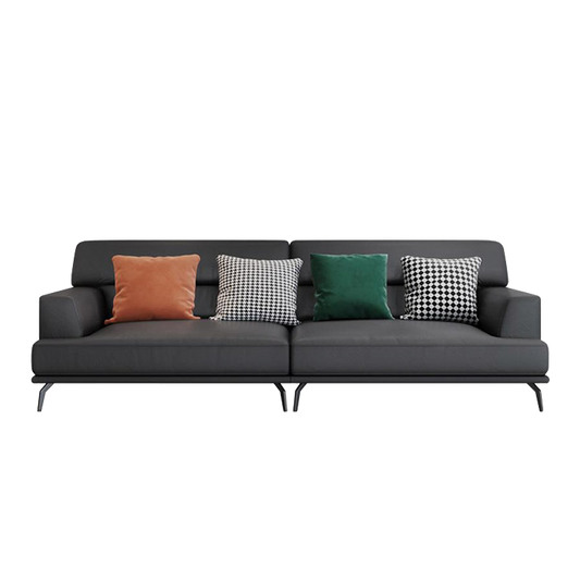 Mokdern 4-seat standard leather sofa,modern sofa