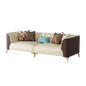 Mokdern standard 4-seat living room leather sofa
