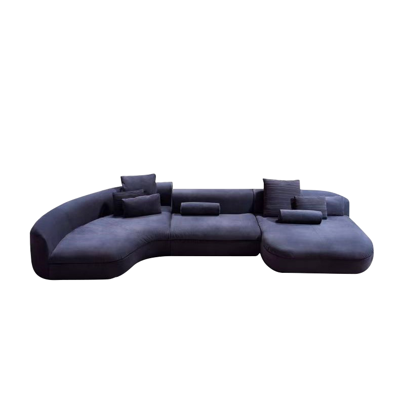 Mokdern curved multi-seat Genuine Leather sofa