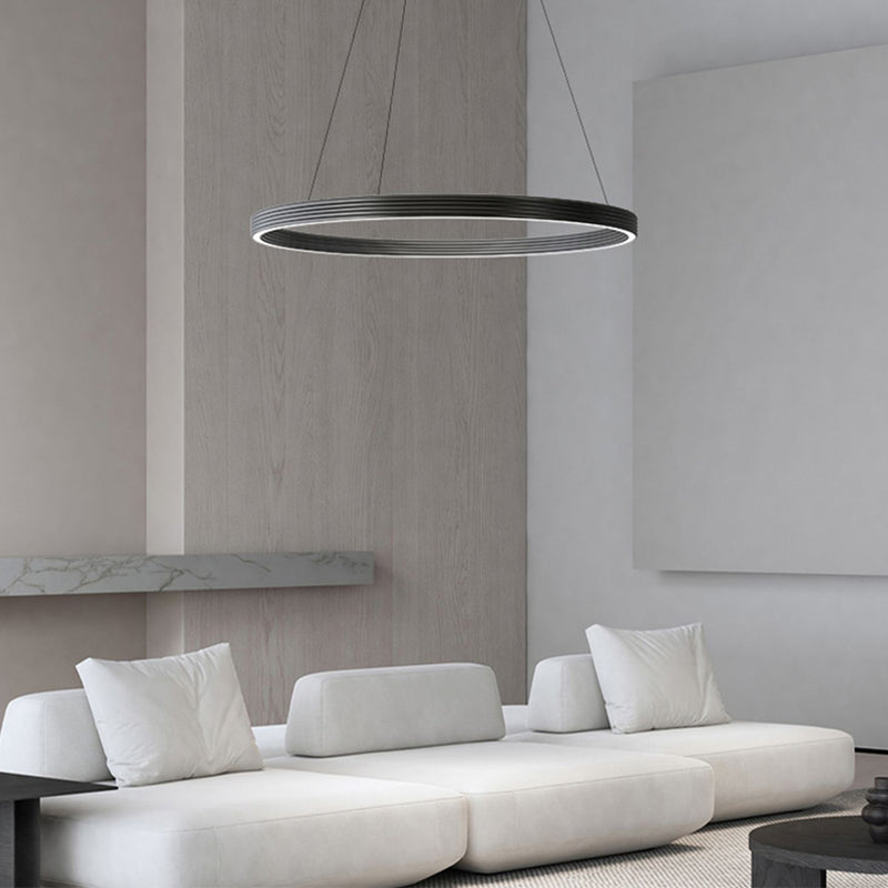 Mokdern aluminum LED pendant light, suitable for bedroom, living room