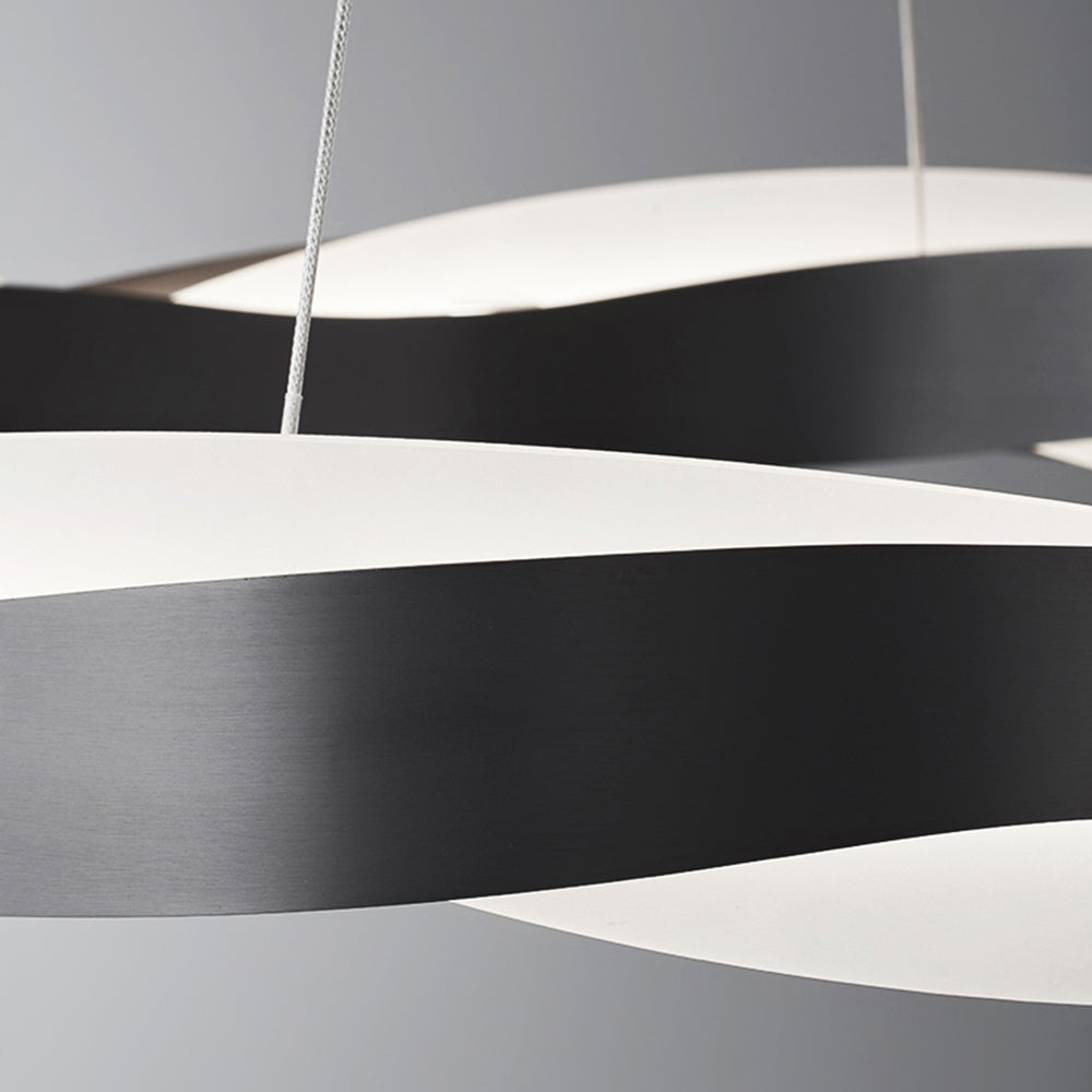 MOKDERN champagne wave LED Suspension Lamp